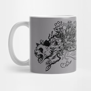 PANDA DOODLE ANGRY Mug